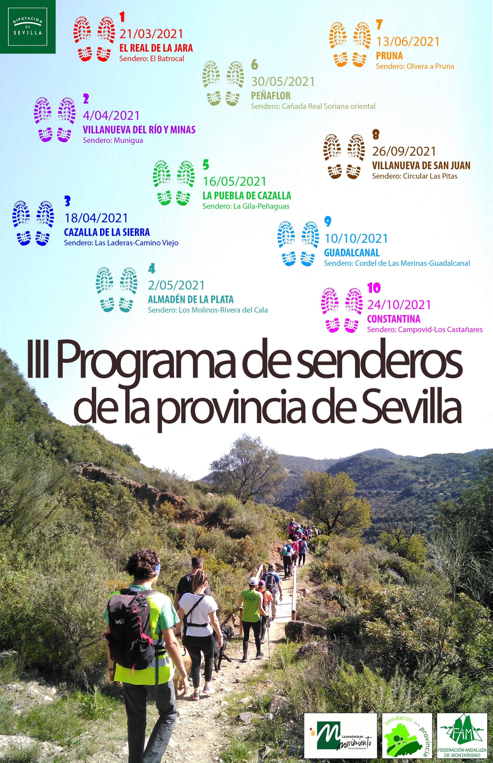 III Programa de Senderos de la Provincia de Sevilla - Delegación de Sevilla Federación Andaluza ...